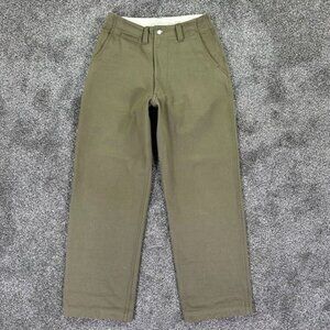 E Tautz Savile Row London WI Military Chino Trousers Olive Green Pants Mens 30 M